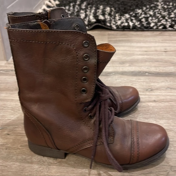 Steve Madden Brown Troopa Combat Boot, Women’s size 7 - Picture 4 of 5